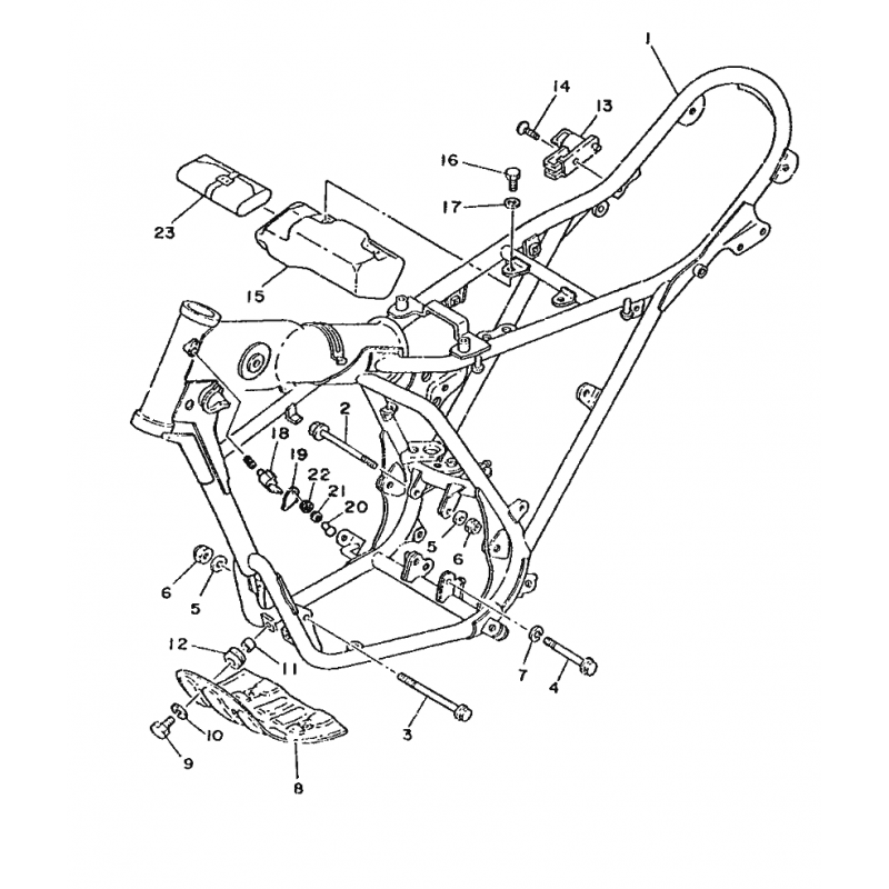 Semelle  / Sabot 125 DTMX
