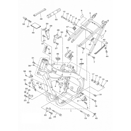 Guide-câbles 450 YZF 14 - 17