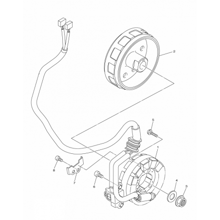Rotor 250 YZF 14 - 18 / 450 YZF 14 - 17