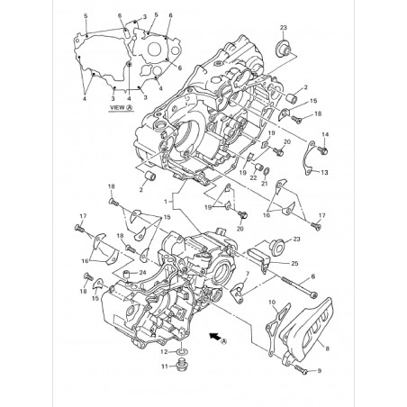 Support de câble d'embrayage 426 YZF WRF 01 - 02