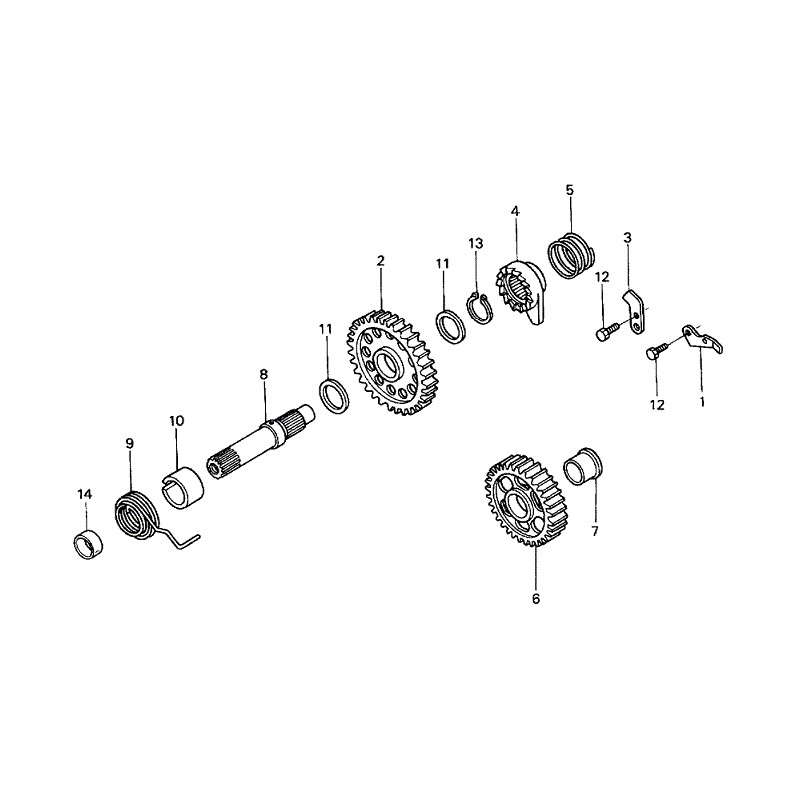 Butées de rocher de kick 450 CRF 02 - 08