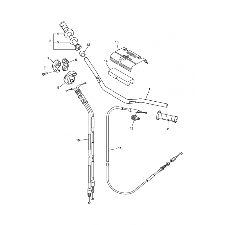 Caoutchouc de réglage de garde d'embrayage 125 250 YZ 00 - 05 / 250 YZF WRF 01 - 05 / 400 426 YZF WRF 03 - 05