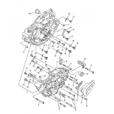 Vis de vidange 125 YZ 05 - 06 / 250 YZF WRF 01 - 05 / 450 YZF WRF 03 - 05