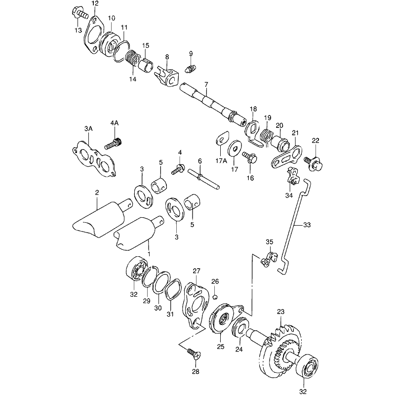 Pignon centrifuge de valves 125 RM 89 - 00