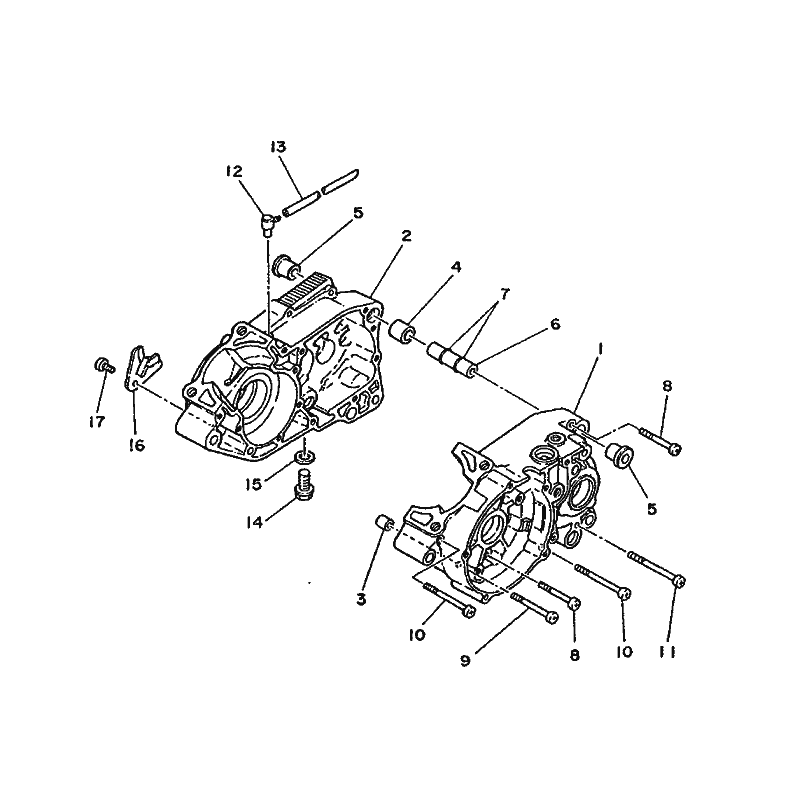 Support de carter 125 DTMX
