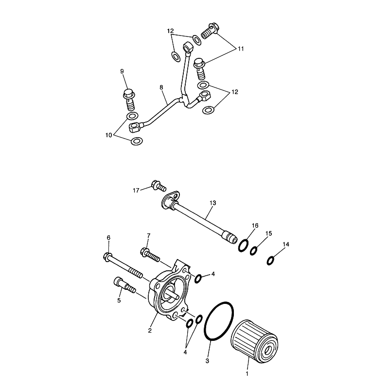 Durite de refoulement 450 YZF 03 -05 / 450 WRF 03 - 06