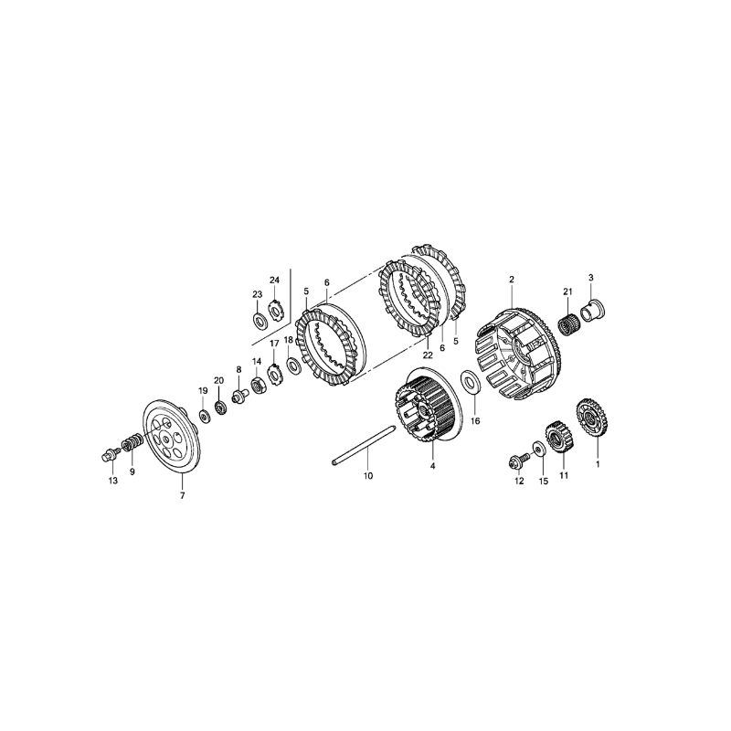 Noix d'embrayage 450 CRF 08