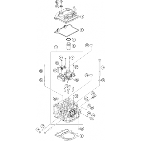 Couvre culasse 390 DUKE 13 - 16