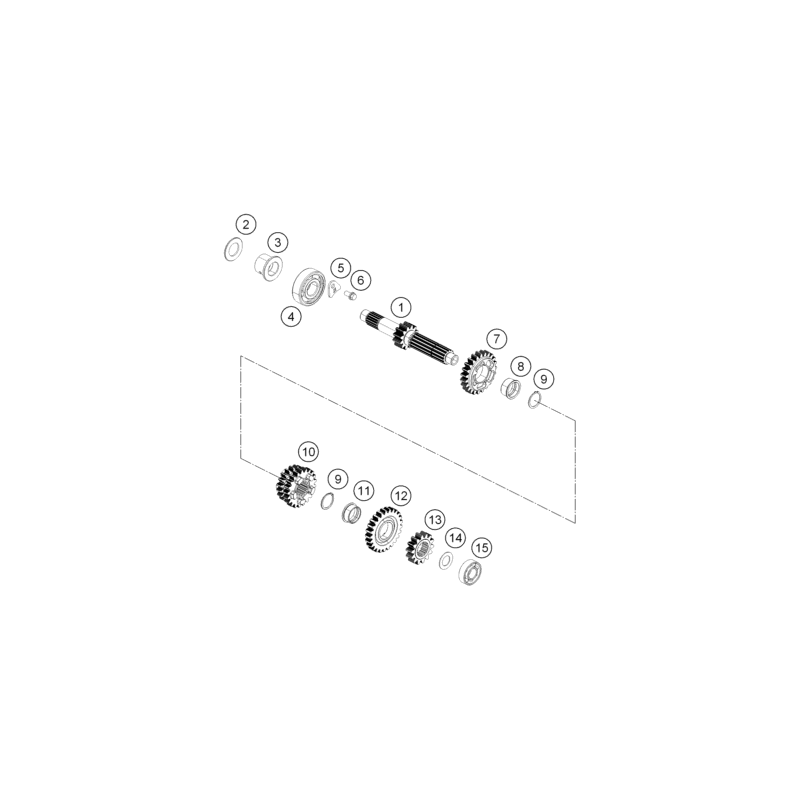 Entretoise de cloche d'embrayage 390 DUKE 13 - 23