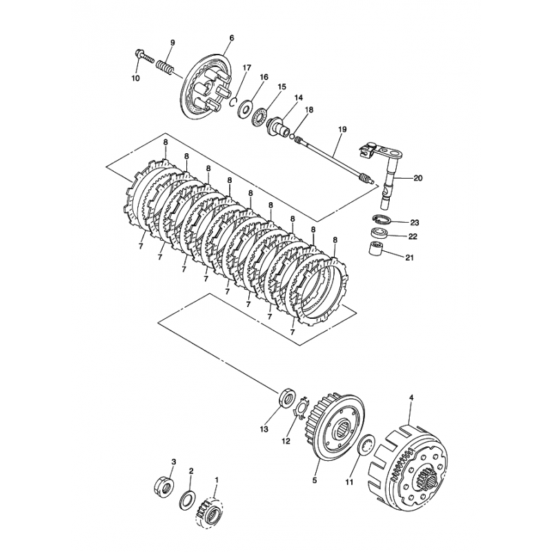 Levier de débrayage 450 YZF 06