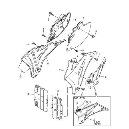 Protèges radiateurs 250 450 YZF 06
