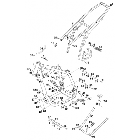 Supports moteur 400 EGS 1997 ( LC4 )