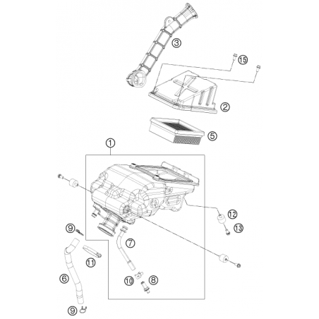 Reniflard 125 DUKE 11 - 16 / 200 DUKE 12 - 17