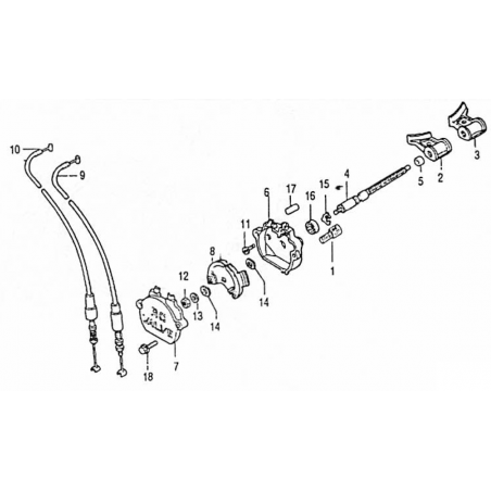 Support de câbles de valves 125 CRM 90 - 99