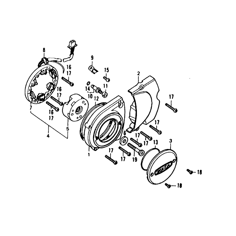 Vis de rotor 125 XL 76 - 78