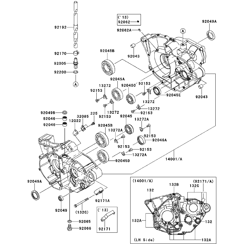 Reniflard de carters moteur 250 KXF 13 - 16