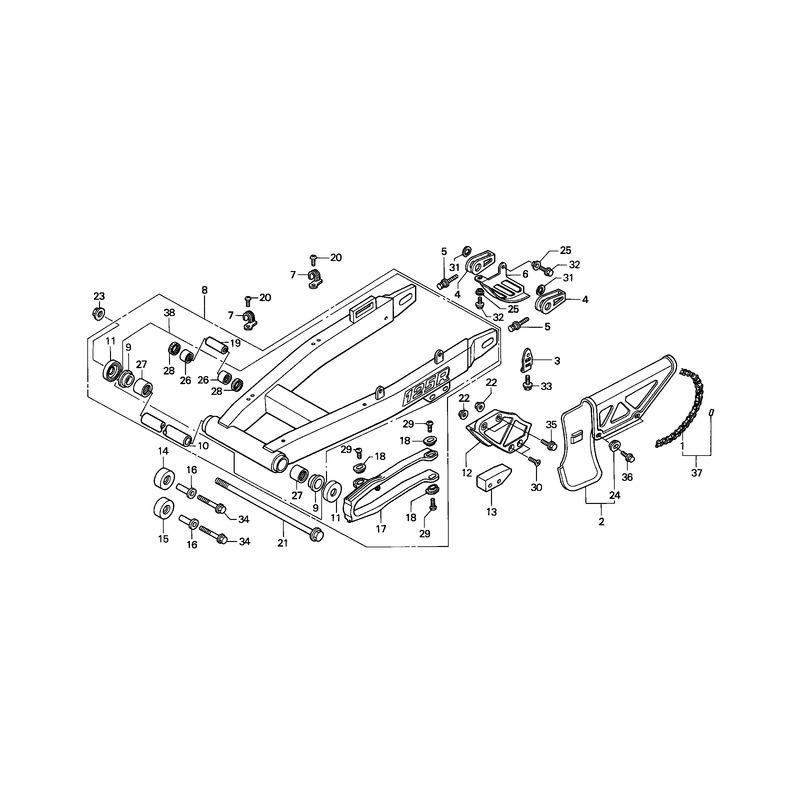 Capuchons anti-poussière de bras oscillant 125 CRM 90 - 99