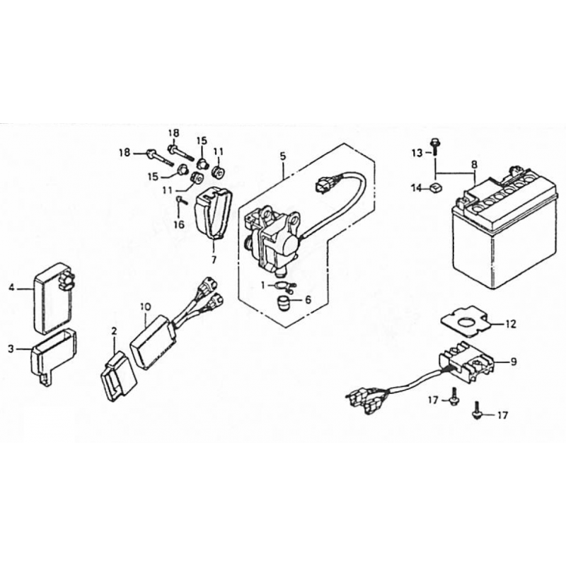 Moteur de valves 125 CRM 90 - 99