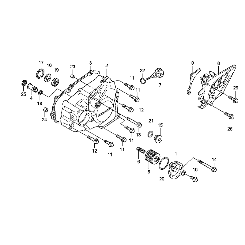 Vis de couvercle d'allumage 450 CRF 09