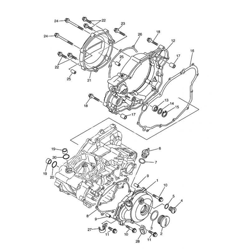 Bouchon de remplissage d'huile YZ YZF WRF