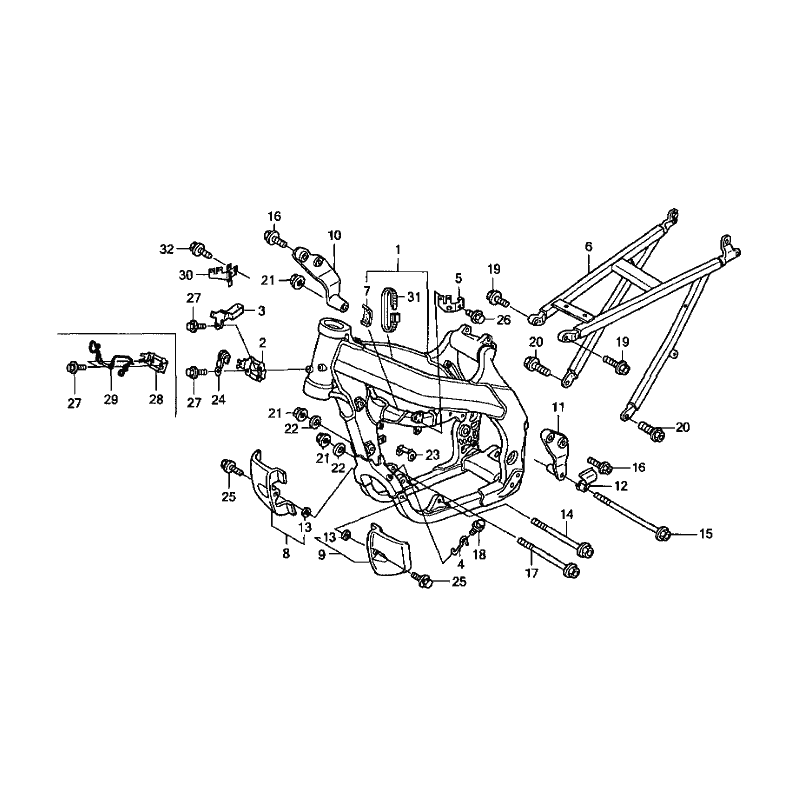 Support électrique 450 CRF 05 - 07