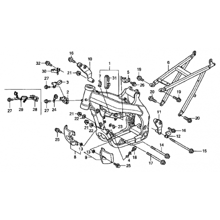 Support électrique 450 CRF 05 - 07