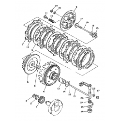 Tige de débrayage ( plateau presseur ) 125 DTMX 2