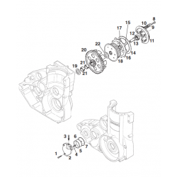 Roulements de cloche d'embrayage 400 450 FE FC 02 - 08 2