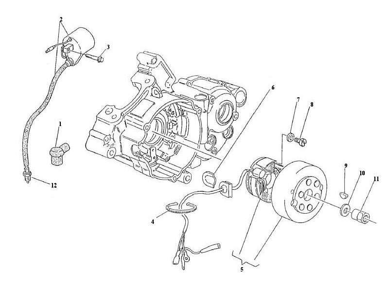 Bobine d'allumage 125 WR 96 - 10