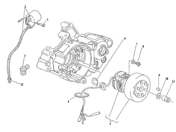 Bobine d'allumage 125 WR 96 - 10