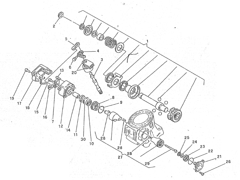 Arbre de valves 125 WR CR 95 - 96