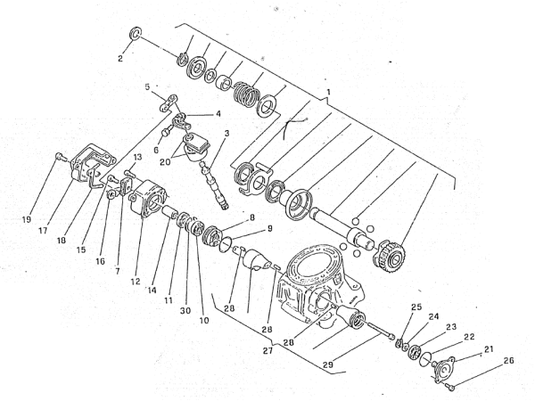 Arbre de valves 125 WR CR 95 - 96