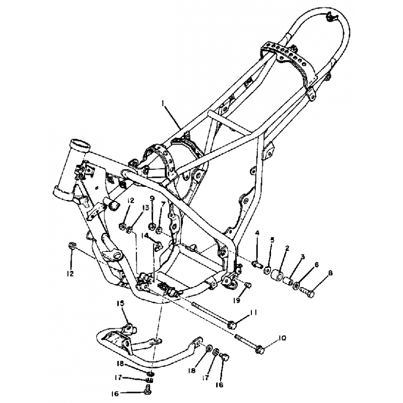 Arceau de cadre 175 IT 82 - 83